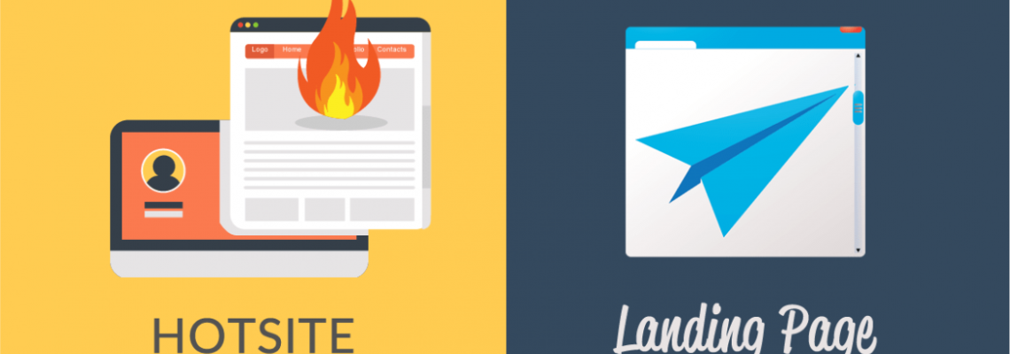 Qual a diferença entre HOTSITE e LADING PAGE