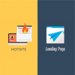 Qual a diferença entre HOTSITE e LADING PAGE
