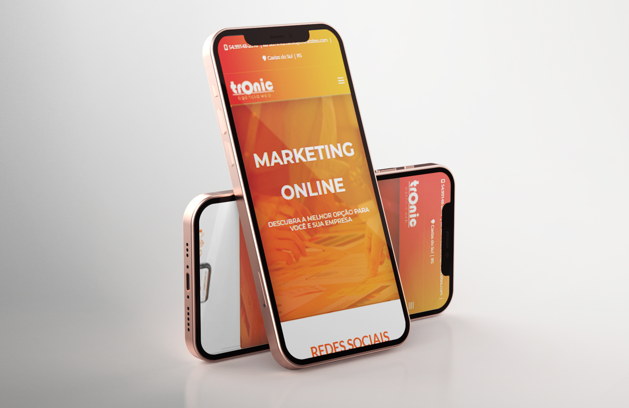 Tronic Sites - Criação e Desenvolvimento de Sites em Caxias do Sul - Agência de Marketing Digital - Webdesign - Criação de Logotipo e Logomarca - Identidade Visual - Programador de Sites - Programação de E-commerce - Empresa que Cria Loja Virtual ou E-commerce - Marketing Digital - Cartão de Visita Digital - Anúncios no Google Adwords - Servidor para Hospedagem de Sites e Registro de Domínios - E-mail Profissional - Empresa que Cria Site - Construção e Confecção de Site - Empresa de Marketing Digital em Caxias do Sul